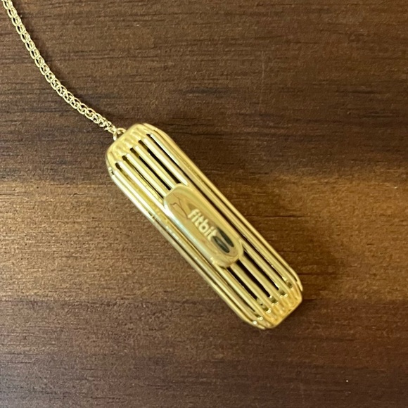 Fitbit Flex 2 Accessory Pendant, Gold - Picture 2 of 3